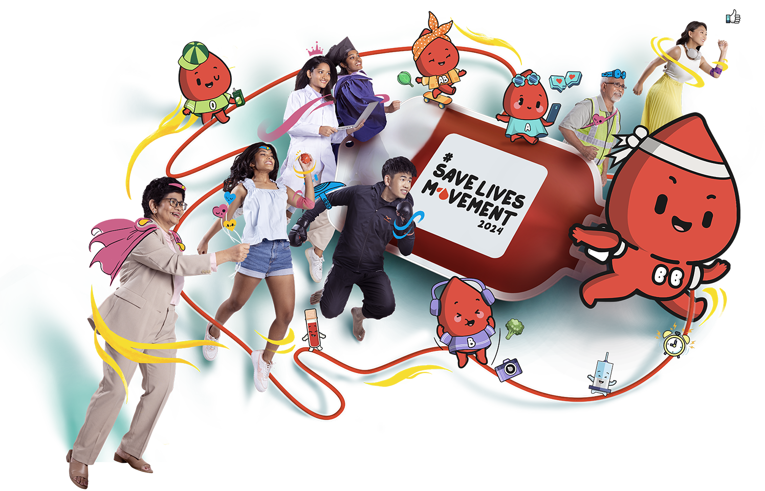 Diverse blood donors in Singapore